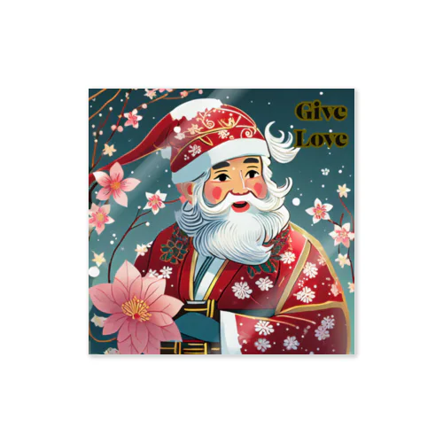 GiveLoveSanta Sticker