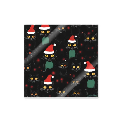 宇宙黒猫キョロちゃんとX'mas🎄 ステッカー