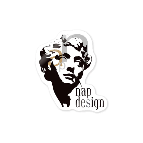 napdesignバック Sticker