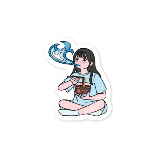 ロゴなしステッカー「SAYA」【SAYARISA×hoppeコラボアイテム】 Sticker