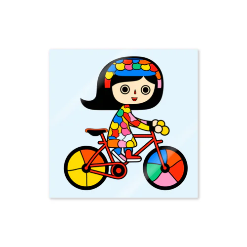 自転車大好きスィ～０４ Sticker