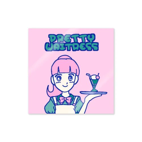 PRETTY WAITRESS ステッカー