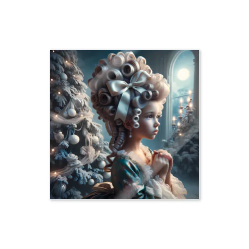 Rococo Reverie: Moonlit Elegance 「月夜と少女のロココ夢物語」 Sticker