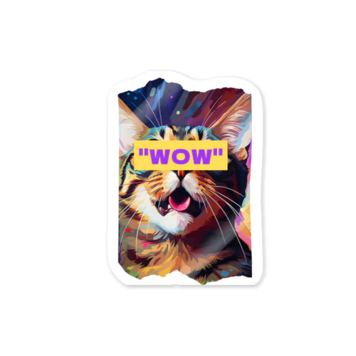 "WoW" Sticker