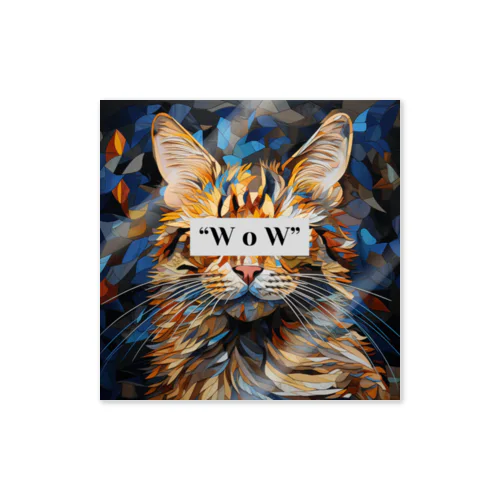 "WoW" Sticker