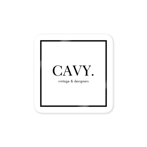 CAVY. Sticker