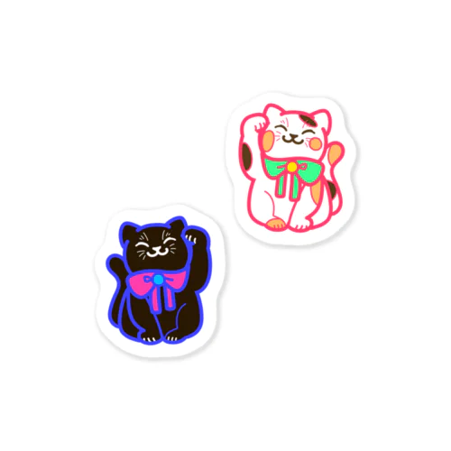 まねき猫 Sticker