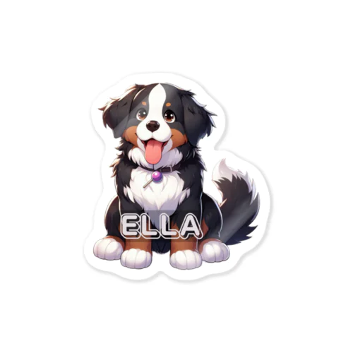 バーニーズマウンテンドッグ　（ ella） Sticker