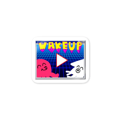 WAKEUP 追加 ステッカー