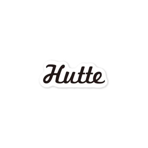 Hutte Sticker