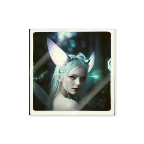 夜空に響く猫耳の星の歌姫 Sticker