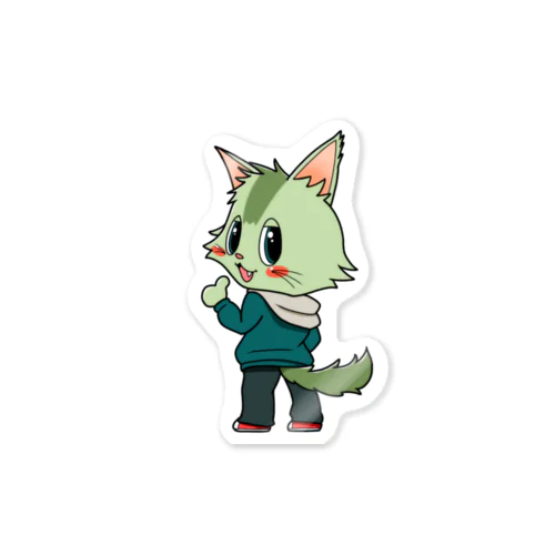 キャッティーくん Sticker