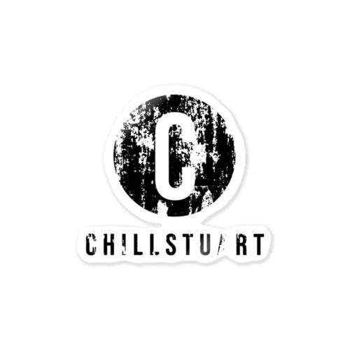 chillstwartロゴ ステッカー