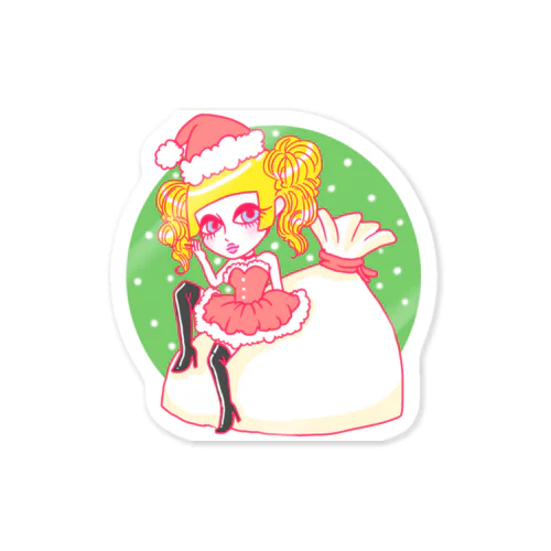 クリスマスガール Sticker