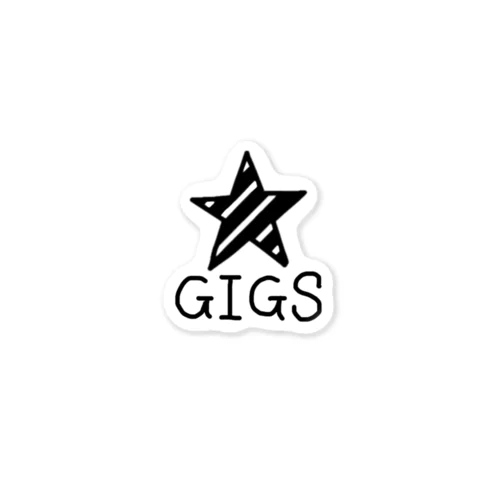 GIGSオリジナルグッズロゴ Sticker