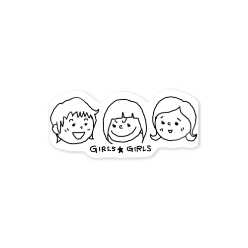 GIGS★GIRLS Sticker