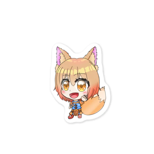 ナックル赤狐 Sticker