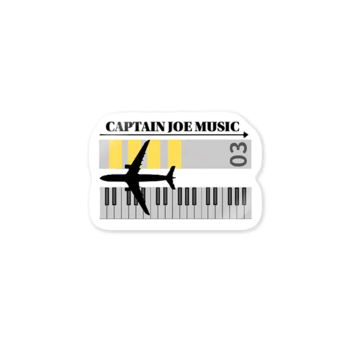 CAPTAIN JOE MUSIC　3周年記念グッズ ステッカー