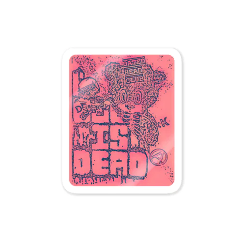 DATEDHEADCLUB is DEAD💀ネガティブしーる。 Sticker