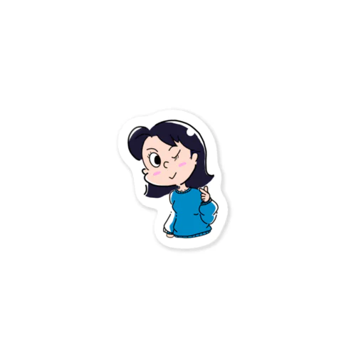 かわい子chan sticker Sticker