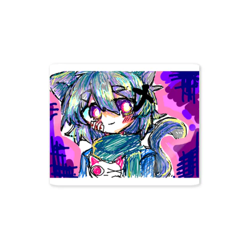 kawaii猫耳くん Sticker