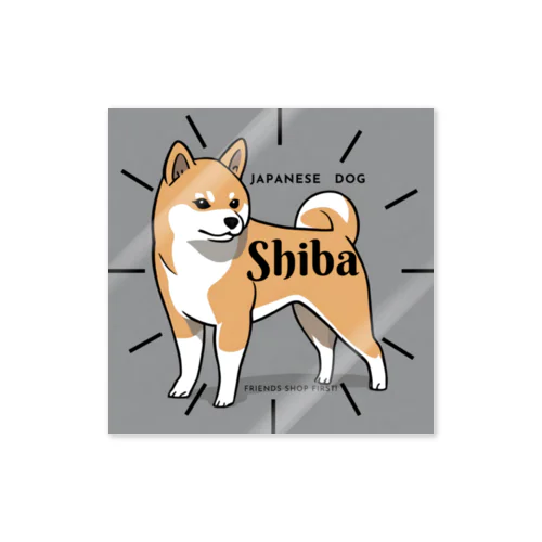 ジャパニーズわんこShiba ステッカー