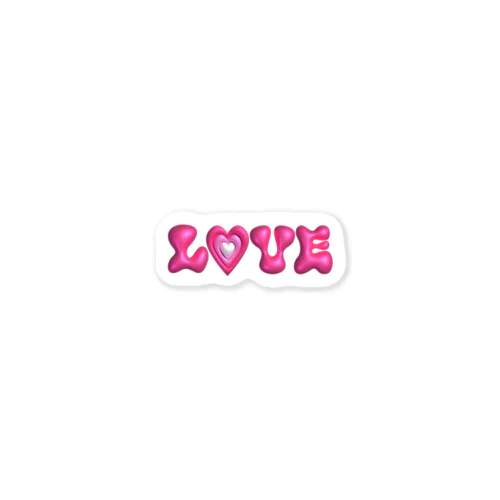 Love ステッカー