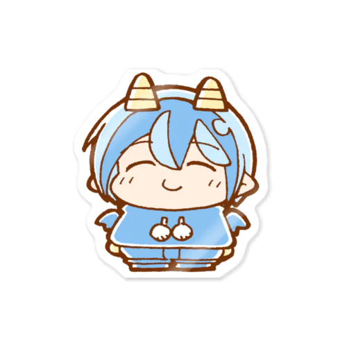 正面メムメムちゃん Sticker
