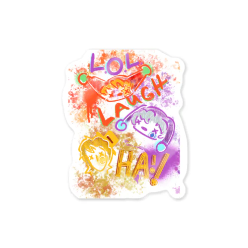 Studio L.O.L【落書きピエロ】 Sticker