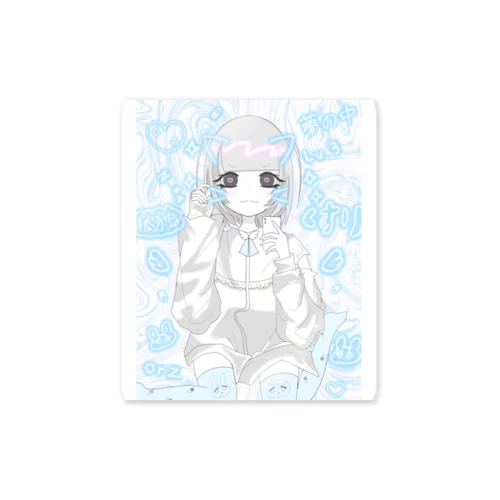 天使界隈　女の子 Sticker