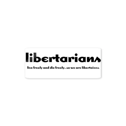 libertarians Sticker