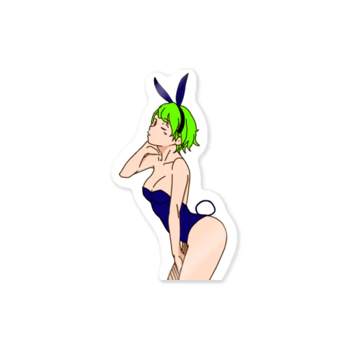 『リョクハツバニー！』 Sticker