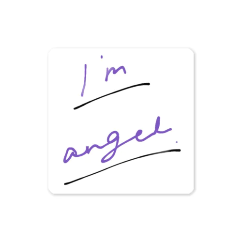 I'm angel Sticker