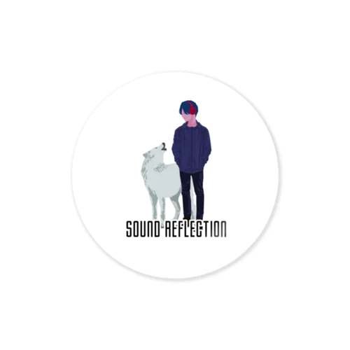 Sound Reflection | CELESTE BLUE-Boy Sticker