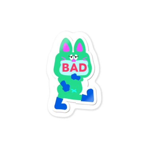 \ ながぐつねこのBAD / Sticker