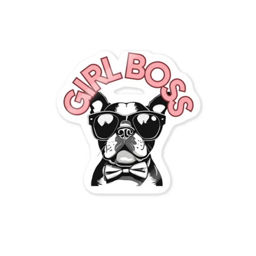 Girl Bossトート Sticker