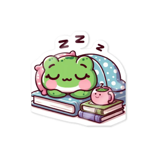 Sleeping frogs(熟睡する蛙) Sticker