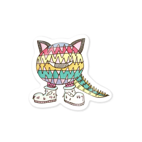 ねこきょうりゅう Sticker