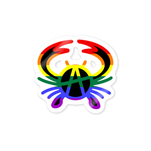 Queer crab Sticker