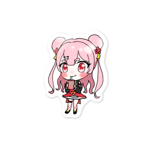 小物グッズみこ Sticker