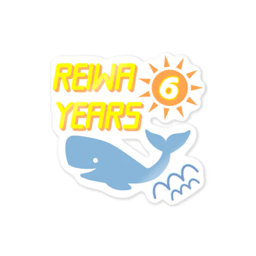 REIWA 6 YEARS Sticker