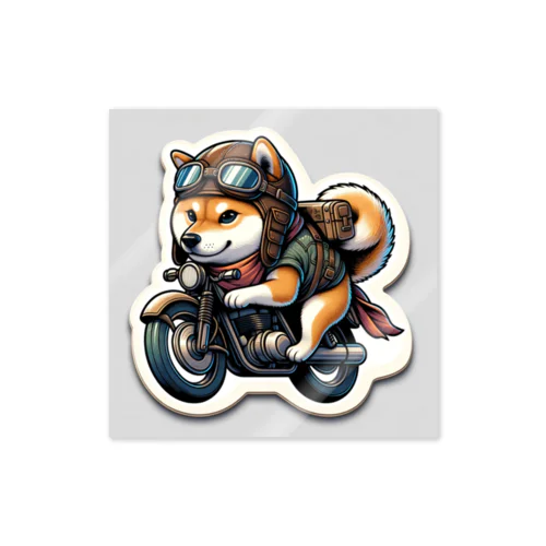 柴ライダーロードshiba34 Sticker