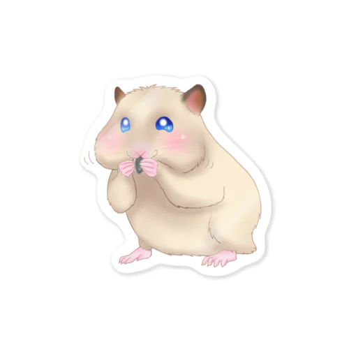 今日ものんびり。きんハムちゃん Sticker