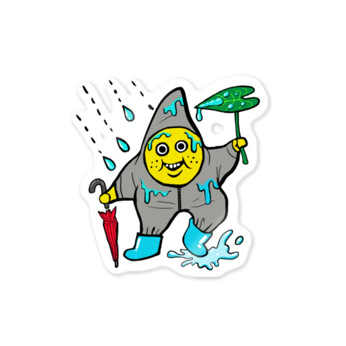 すたやん雨の日スタイル Sticker