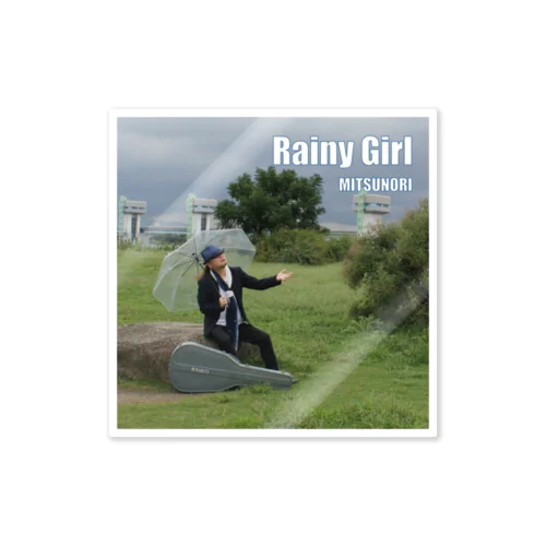 Rainy Girl ジャケット ステッカー