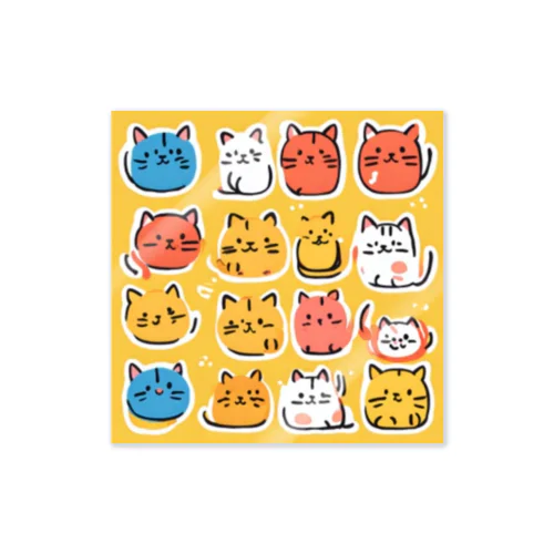 キャットユートピア Sticker