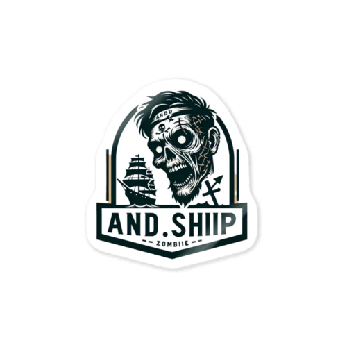 An.D.Ship（NEW ROGO） Sticker