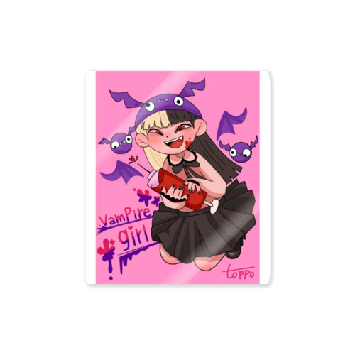 吸血鬼のチュウちゃんシリーズ Sticker