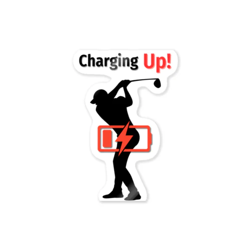 Charging Up　ゴルフ Sticker