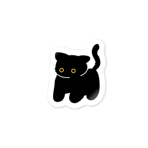 威嚇黒猫 Sticker